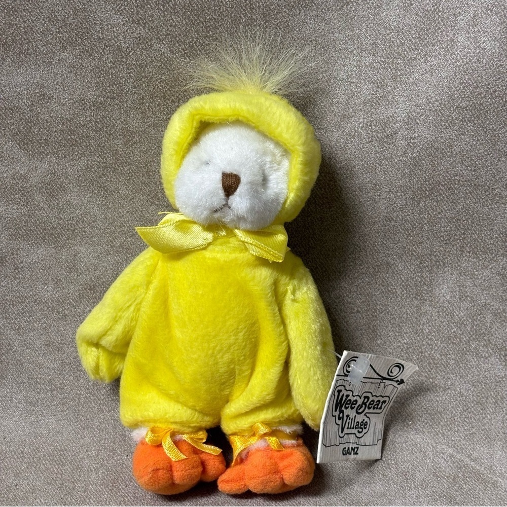 GANZ Wee Bear Village
QUACKS Plush Mini Teddy Bear in Duck Costume